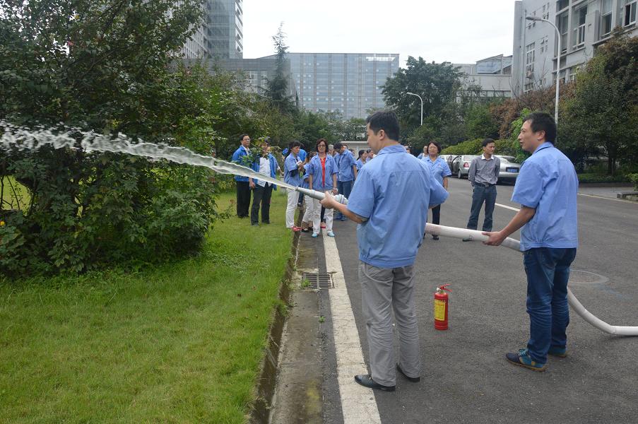 成都ky体育(中国)集团2015消防应急演练