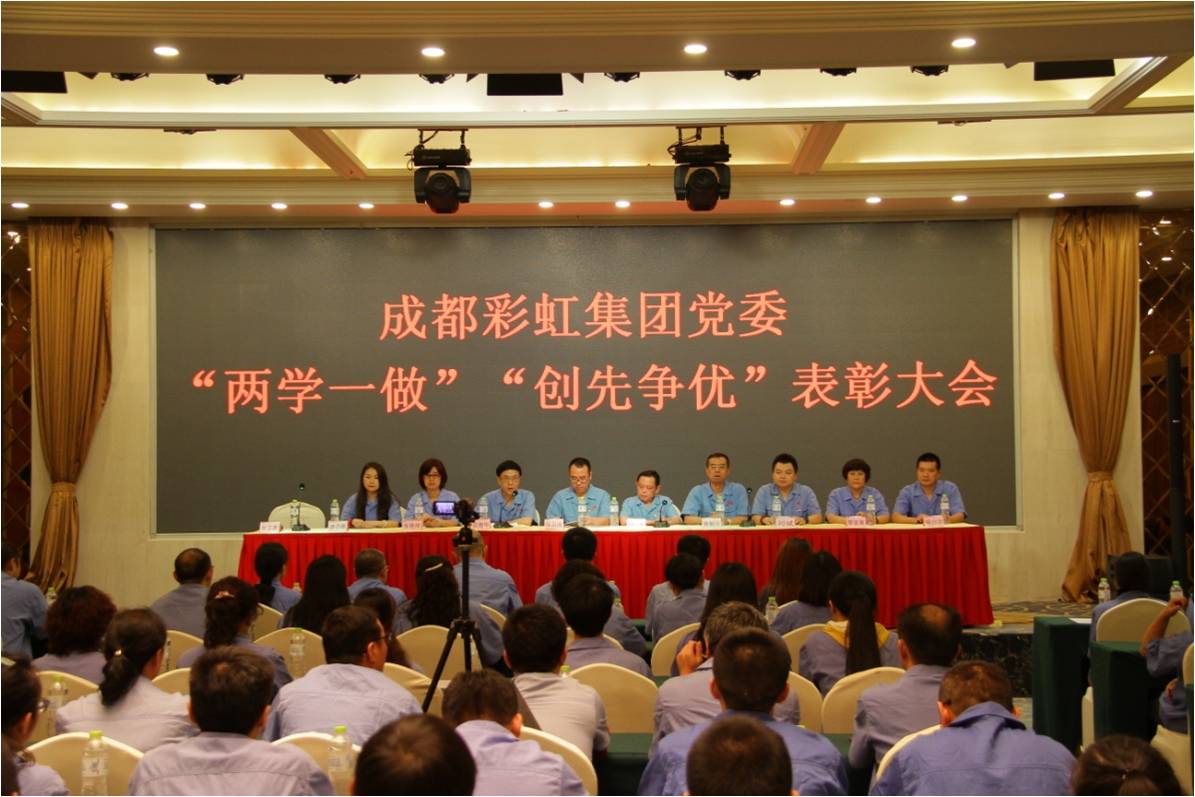 成都ky体育(中国)集团党委召开“两学一做”“创先争优”表彰大会