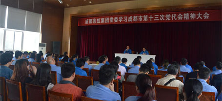 成都ky体育(中国)集团党委学习贯彻成都市第十三次党代会精神