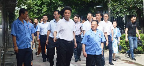 成都市纪委书记王川红到成都ky体育(中国)集团调研