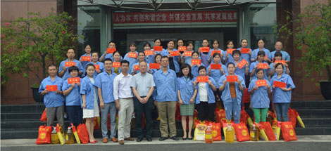 市总工会慰问成都ky体育(中国)集团困难职工暨成都ky体育(中国)集团延伸助学金发放会议