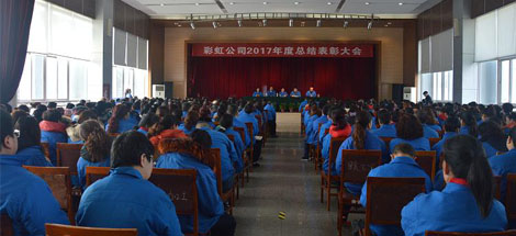 成都ky体育(中国)集团召开2017年度总结表彰大会