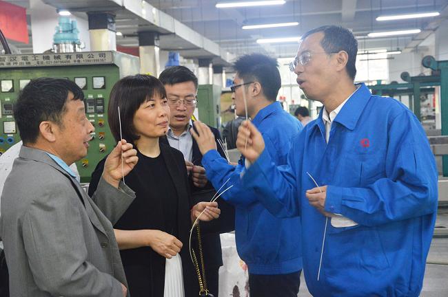 张家港市委统战部领导到成都ky体育(中国)集团作知识产权专题调研工作