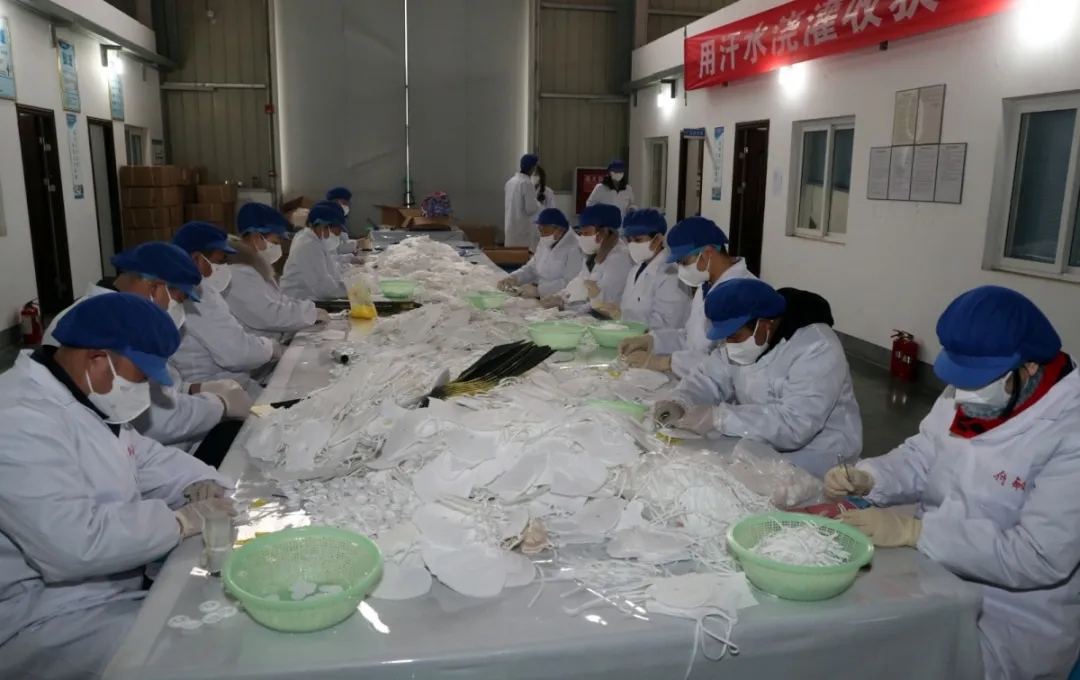 成都ky体育(中国)集团民用级口罩生产车间